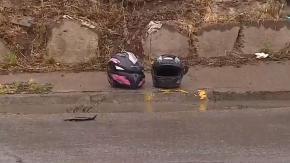 Motociclista muere tras choque con auto en Cerro Navia: Salió eyectado 20 metros y falleció instantáneamente