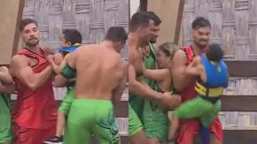 Pudo pasar a mayores: la rápida reacción de Fabio Agostini que libró a Miguelito del feroz enojo de Luis Mateucci Pudo pasar a mayores: la rápida reacción de Fabio Agostini que libró a Miguelito del feroz enojo de Luis Mateucci