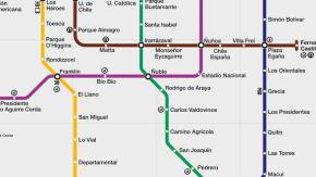Metro de Santiago sumó cuatro nuevas estaciones en L2: así quedó el mapa de sus seis líneas Metro de Santiago sumó cuatro nuevas estaciones en L2: así quedó el mapa de sus seis líneas