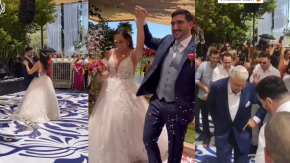 Nieta de Don Francisco se casó: El animador mostró sus pasos de baile y Fabricio animó la fiesta Nieta de Don Francisco se casó: El animador mostró sus pasos de baile y Fabricio animó la fiesta