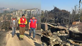 Las consecuencias de los incendios forestales en Limache: 20 casas dañadas y siete lesionados Las consecuencias de los incendios forestales en Limache: 20 casas dañadas y siete lesionados