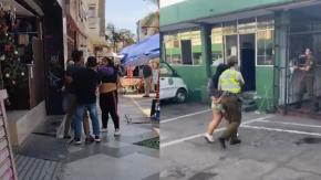 Detienen a mujer que apuñaló a dueño de mall Chino en Arica: Ataque quedó grabado
