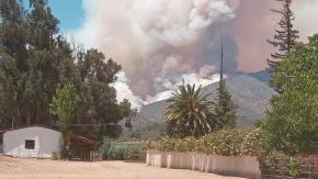 Declaran alerta amarilla por incendio forestal en Quilpué Declaran alerta amarilla por incendio forestal en Quilpué