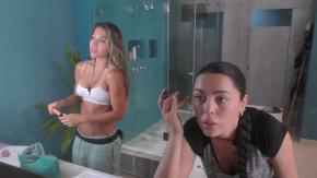 "Se me juntó el ganado...": Chama y Daniela Aránguiz comparten frente al espejo "Se me juntó el ganado...": Chama y Daniela Aránguiz comparten frente al espejo