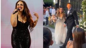 El look de Pamela Leiva para el matrimonio de Marité Matus y Camilo Huerta El look de Pamela Leiva para el matrimonio de Marité Matus y Camilo Huerta