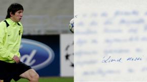 Subastarán servilleta en la que se firmó el primer contrato de Messi con Barcelona: la cifra en pesos chilenos y cómo (intentar) adquirirla Subastarán servilleta en la que se firmó el primer contrato de Messi con Barcelona: la cifra en pesos chilenos y cómo (intentar) adquirirla