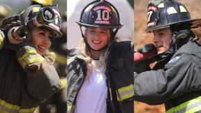 Candidatos a Embajadores de Viña 2024 se lucieron en actividad con bomberos Candidatos a Embajadores de Viña 2024 se lucieron en actividad con bomberos