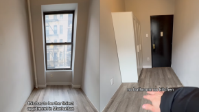 No tiene cocina ni baño: Así es el departamento más pequeño de Nueva York (Arriendo cuesta más de un millón de pesos mensuales) No tiene cocina ni baño: Así es el departamento más pequeño de Nueva York (Arriendo cuesta más de un millón de pesos mensuales)