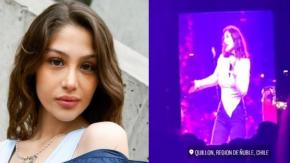 Hija de Pamela Díaz debutó como cantante en el Carnaval de Quillón: Fue invitada por hijo de Knela