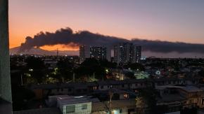 Bomberos contuvo incendio en bodegas San Francisco de Pudahuel