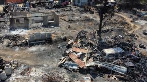 Marcel estima en más de US$ 100 millones el costo de la reconstrucción por incendios Marcel estima en más de US$ 100 millones el costo de la reconstrucción por incendios