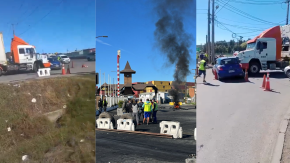 Trabajadores cortan acceso al puerto de Coronel: Reclaman por aplicación arbitraria de narcotest Trabajadores cortan acceso al puerto de Coronel: Reclaman por aplicación arbitraria de narcotest