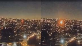 Habría sido una bengala: Viralizan video del presunto origen de uno de los focos de incendios en Valparaíso Habría sido una bengala: Viralizan video del presunto origen de uno de los focos de incendios en Valparaíso