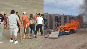 Vecinos de Antofagasta echaron a palos a migrantes que se iban a tomar un terreno del cerro