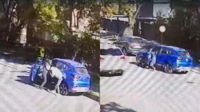 Sujetos arrastraron a mujer extranjera para robarle su vehículo en Vitacura: delincuentes resultaron detenidos Sujetos arrastraron a mujer extranjera para robarle su vehículo en Vitacura: delincuentes resultaron detenidos