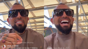 "Eres bobo": Arturo Vidal sacó carcajadas tras caer en broma durante transmisión en vivo "Eres bobo": Arturo Vidal sacó carcajadas tras caer en broma durante transmisión en vivo