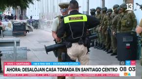 Desalojan casona tomada en barrio universitario: vecinos aseguran que funcionaba como escondite de delincuentes