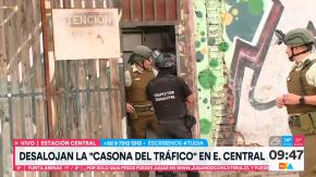 Así funcionaba la "Casona del tráfico" en Estación Central allanada por las policías 