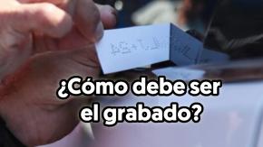 Cómo debe ser el grabado de patentes según el recién presentado reglamento y hasta cuándo hay plazo