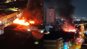 Incendio se registra en Santiago centro: seis viviendas fueron afectadas Incendio se registra en Santiago centro: seis viviendas fueron afectadas
