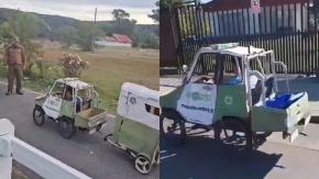 Carabineros de Antuco recibió a niño que se viralizó al construir patrulla Carabineros de Antuco recibió a niño que se viralizó al construir patrulla