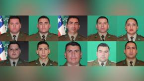 Quiénes son los 10 carabineros que han sido asesinados en casi dos años: 7 de ellos en los últimos 13 meses