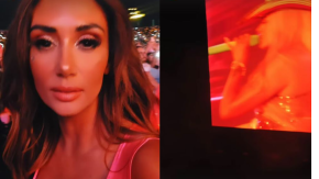 La dedicatoria que hizo Pamela Díaz a Carla Jara y Daniela Aránguiz durante concierto de Karol G La dedicatoria que hizo Pamela Díaz a Carla Jara y Daniela Aránguiz durante concierto de Karol G