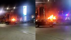 Matan a hombre, roban su auto y luego le prenden fuego en Huechuraba Matan a hombre, roban su auto y luego le prenden fuego en Huechuraba