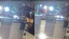 Violento portonazo en Ñuñoa contra un padre e hija Violento portonazo en Ñuñoa contra un padre e hija