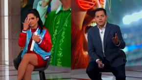 La reacción en un estudio de televisión en medio del inusual sismo que este viernes afectó a Nueva York