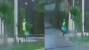 Cámaras de seguridad captaron a posible sospechoso de dejar un cuerpo en barrio de Ñuñoa Cámaras de seguridad captaron a posible sospechoso de dejar un cuerpo en barrio de Ñuñoa