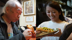 Japoneses prueban la comida típica chilena en restaurante de Tokio: "Me encanta" Japoneses prueban la comida típica chilena en restaurante de Tokio: "Me encanta"