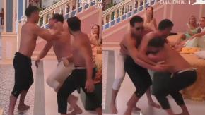 Llegaron a los combos y Claudio Valdivia intervino: La feroz pelea entre Pangal y Austin en '¿Ganar o Servir?' Llegaron a los combos y Claudio Valdivia intervino: La feroz pelea entre Pangal y Austin en '¿Ganar o Servir?'
