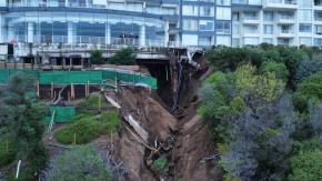 Tras socavón, declaran inhabitable edificio "Euromarina II" de Viña del Mar Tras socavón, declaran inhabitable edificio "Euromarina II" de Viña del Mar