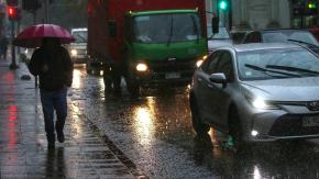 ¿Cuál será el peak de lluvias en Santiago de este nuevo frente?