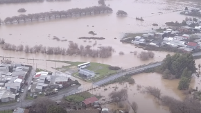 Las imágenes que dejaron las inundaciones en Arauco Las imágenes que dejaron las inundaciones en Arauco