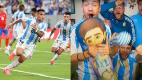 "Equipo chico...": Los Displicentes hicieron dedicatoria a Bravo por el triunfo de Argentina ante Chile