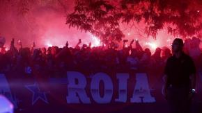 La bandera de los hinchas de La Roja que sacó ronchas en Argentina en la previa del duelo en Copa América La bandera de los hinchas de La Roja que sacó ronchas en Argentina en la previa del duelo en Copa América