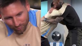 "Impresionante": La conmovedora reacción de Lionel Messi al ver el tatuaje que le dedicó Marcelo Tinelli "Impresionante": La conmovedora reacción de Lionel Messi al ver el tatuaje que le dedicó Marcelo Tinelli