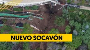 [VIDEO] Así se ve la zona donde se produjo el nuevo socavón en Viña del Mar