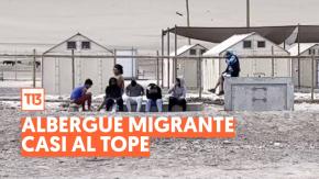 Exclusivo T13: ¿Y el control fronterizo? Albergue de migrantes sigue casi a tope