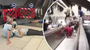 VIDEO | El impactante registro en que escalera mecánica cambia de sentido y deja 11 heridos en metro de Turquía