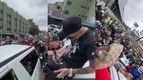 Fanáticos de Jordan 23 en México paralizan las calles con motos en masivo recibimiento al artista Fanáticos de Jordan 23 en México paralizan las calles con motos en masivo recibimiento al artista