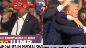 Se escuchan disparos en mitín de Donald Trump: Candidato quedó con oreja ensangrentada Se escuchan disparos en mitín de Donald Trump: Candidato quedó con oreja ensangrentada