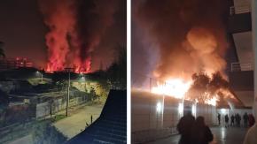 Incendio en Conchalí destruye cinco casas: Carabineros dice que habría sido intencional Incendio en Conchalí destruye cinco casas: Carabineros dice que habría sido intencional