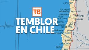 Registran temblor en la zona central del país 