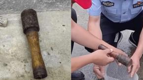 Mujer china utilizó una granada de mano como martillo durante 20 años 