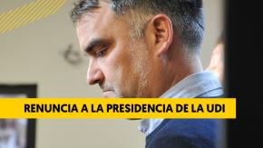 Javier Macaya renuncia a presidencia de la UDI tras admitir “frase desafortunada” por condena a su padre Javier Macaya renuncia a presidencia de la UDI tras admitir “frase desafortunada” por condena a su padre