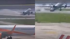 Avión de Latam sufre golpe en la parte trasera durante despegue en Italia: tuvo que volver al aeropuerto Avión de Latam sufre golpe en la parte trasera durante despegue en Italia: tuvo que volver al aeropuerto