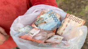 Pareja de Curicó enterró $3 millones en su patio: Los billetes se destruyeron por el sistema frontal
